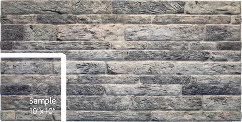 Vista 8 de Dundee Deco Paneles de pared 3D de ladrillo sintético, revestimiento, paneles de pared con aspecto de piedra gris, revestimiento de espuma