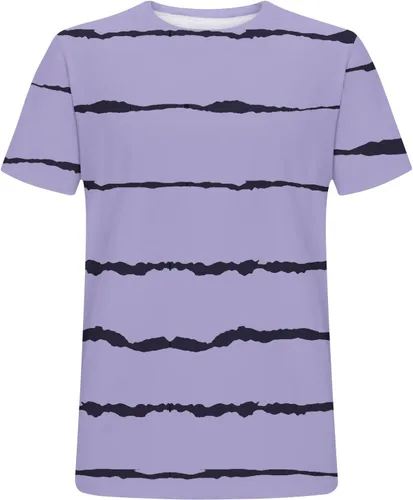 Vista 4 de T Shirt for Men 2023 Regular-Fit Short Sleeve Crewneck Striped Summer Top Big and Tall Muscle Fitness Sport Shirt
