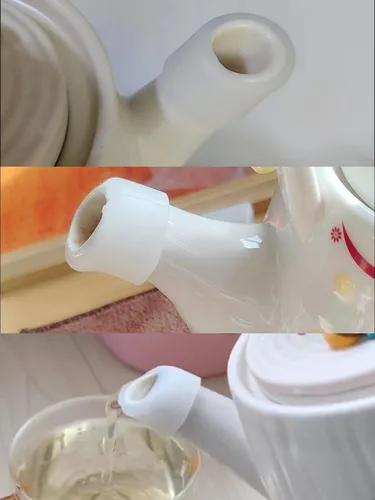 Vista 7 de Coffeepot - Protectores de boquilla de tetera, tetera de silicona, funda de boquilla para tetera, a prueba de goteo y fugas, protector de boquilla