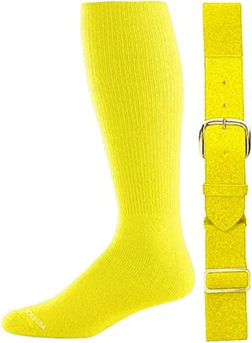 Vista 15 de Joe's USA Calcetines y cinturón de béisbol/sóftbol 1 paquete de verde azulado