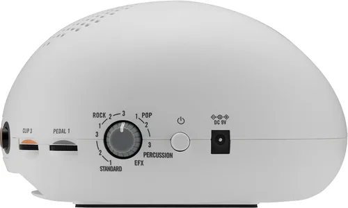 Vista 4 de Korg CLIPHIT - Juego de batería (1 pieza), color blanco