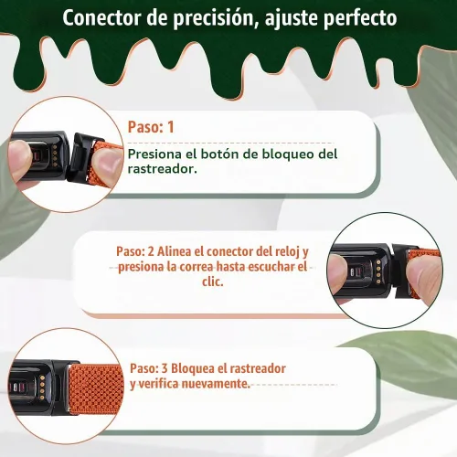 Vista 3 de enkic Bandas elásticas de nailon compatibles con Fitbit Charge 5, paquete de 4 correas elásticas suaves y ajustables, transpirables, correa