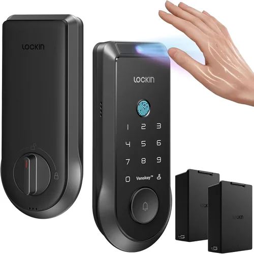 Vista 12 de Lockin Veno Smart Lock, entrada sin llave para vena de palma, batería individual Vena de la palma (sin cámara)