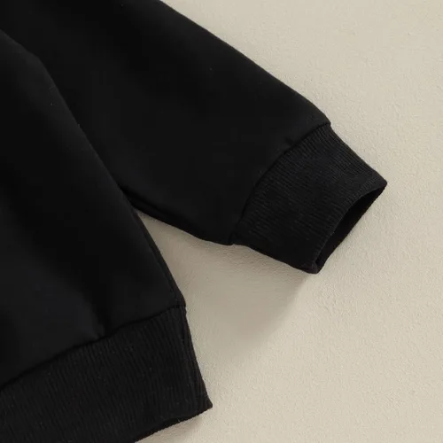 Vista 5 de Omkzanbi 2 piezas de ropa de otoño e invierno para bebé, sudadera de manga larga con cuello redondo, pantalones deportivos para el oeste