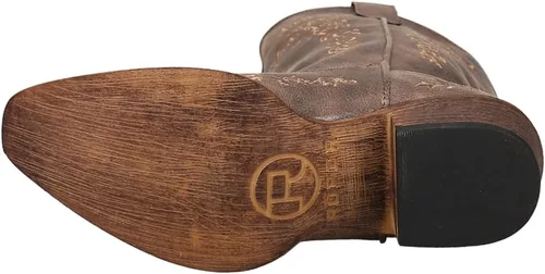 Vista 5 de ROPER Botas occidentales Riley Scroll Bordado Snip Toe para mujer
