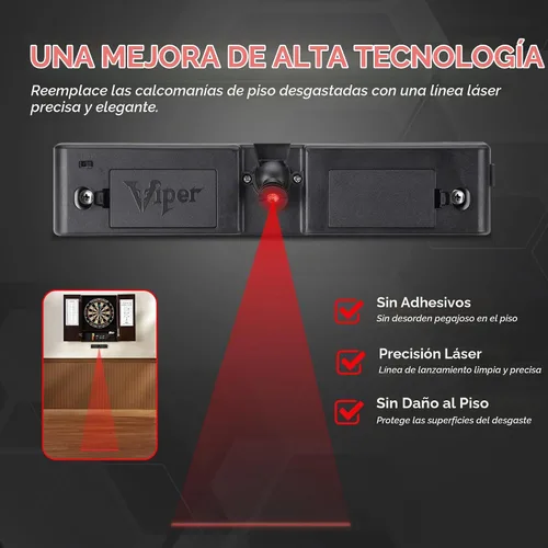 Vista 3 de Viper Laser Throw Line Markers – Battery-Operated Precision Oche Lights in Multiple Styles Negro