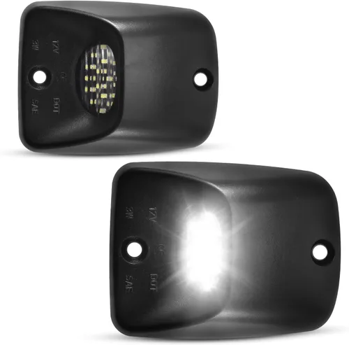 Vista 10 de LESAUCE Kit de luces LED para matrícula para Dodge Ram 1500 Pickup 1994-2001, Dodge Ram 2500/3500 1994-2002 Pickup - LED blanco de 6000 K, carcasa