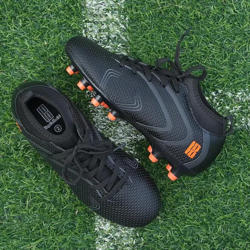 Vista 4 de brooman Zapatos de fútbol para niños y niñas, zapatos de fútbol para exteriores