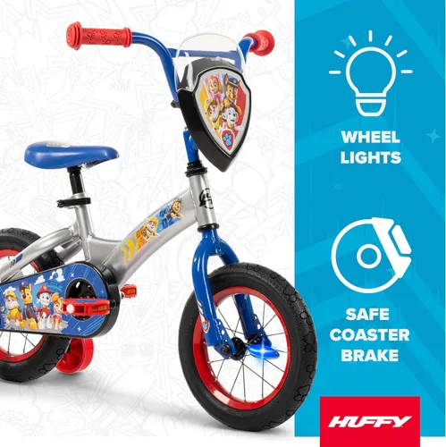 Vista 2 de Huffy - Bicicletas Paw Patrol para niños, tamaños 12/16 pulgadas (30/40 cm), para principiantes, múltiples diseños y opciones de color disponibles