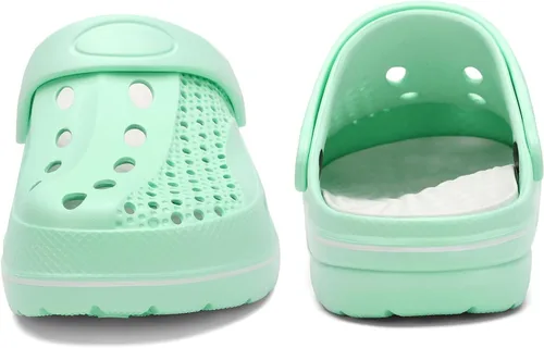 Vista 4 de Zuecos de jardín con soporte de arco para niños y niñas, pantuflas para interiores y exteriores, sandalias de playa, plantilla acolchada extraíble