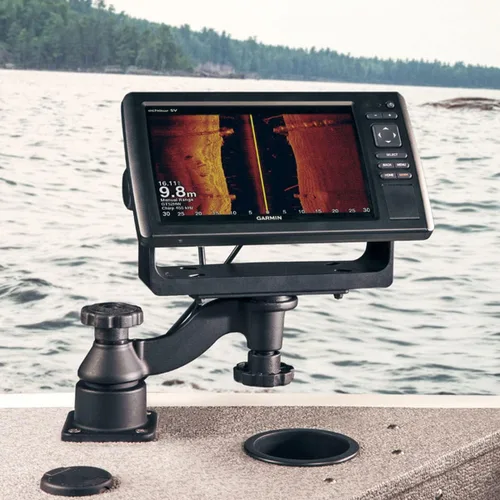 Vista 2 de RAM MOUNTS Buscador de peces y soporte de brazo oscilante para electrónica marina