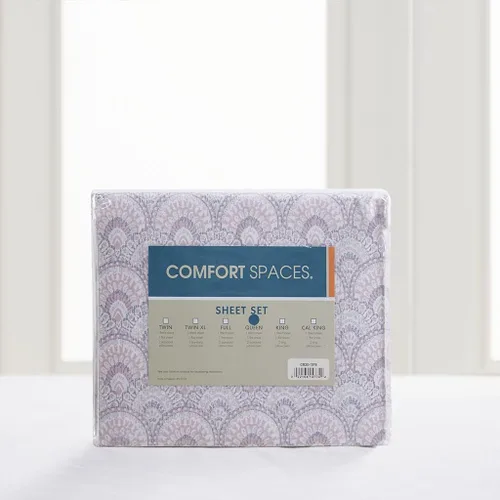 Vista 74 de Comfort Spaces Sábanas 100% Algodón Twin XL, Transpirables, Naturalmente Frescas, Sábanas de Algodón Suave con Bolsillo Elástico de 14 Pulgadas que