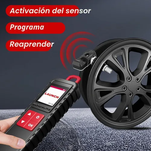 Vista 3 de LAUNCH X431 i-TPMS (Actualización de TS Gun) Detector de Presión de Neumáticos TPMS, Activar/Reaprender, Herramienta de Diagnóstico TPMS Compatible