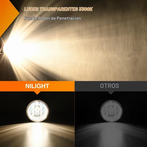 Vista 6 de Nilight Conjunto de luces antiniebla compatible con 2005 2006 2007 2008 2009 2010 Dodge Grand Caravan Challenger Charger Caliber Nitro Avenger