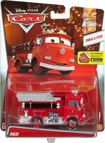 Vista 2 de Disney /Pixar Cars - Vehículo rojo de gran tamaño fundido a presión