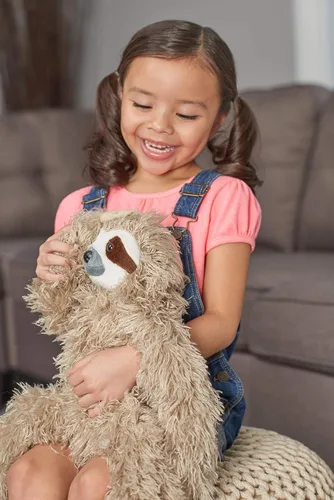 Vista 8 de Wild Republic cuddlekin Three Toed Sloth 12" Plush Cuddlekins