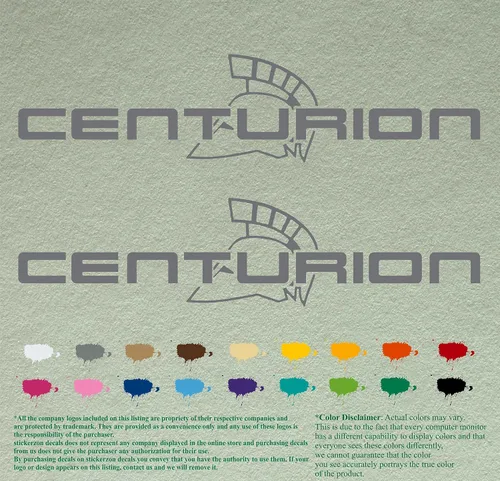 Vista 23 de Centurion - Juego de 2 calcomanías de vinilo de repuesto compatibles con motor fuera de borda (12 pulgadas, negro 070)