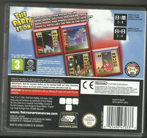 Vista 2 de Tetris Party Deluxe (Nintendo DS)