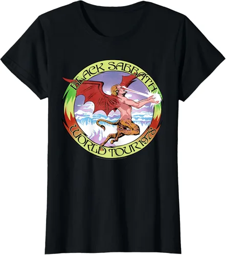 Vista 12 de Black Sabbath Camiseta oficial del World Tour '78 Negro