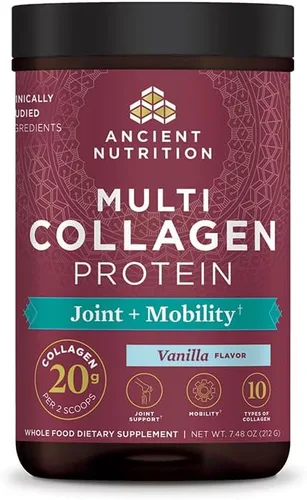 Vista 10 de Ancient Nutrition - Polvo de Proteína de Colágeno, Proteína Multicolágeno, Péptidos de Colágeno Hidrolizados para la Piel y las Uñas, Suplemento