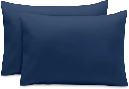 Vista 71 de Bare Home Juego de 2 fundas de almohada de microfibra de tamaño estándar, fundas de almohada refrescantes, doble cepillado, fácil cuidado, cierre
