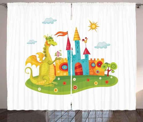 Vista 13 de Lunarable Cortinas con estampado de madera, tablones rústicos desgastados a la antigua, cabaña de verano, playa, temática costera, sala de estar
