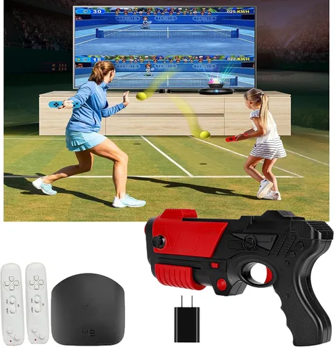Vista 3 de Consola de juegos de TV, consola de videojuegos retro para niños y adultos, consola integrada de 200 juegos de TV clásicos, compatible con salida