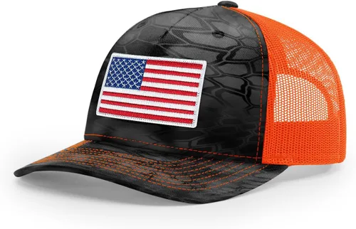 Vista 108 de Joe's USA Richardson 112 - Gorras de camionero con parche gráfico personalizado - Gorras estructuradas de cinco y seis paneles Richardson Premium