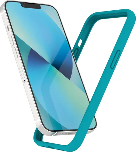 Vista 64 de Funda de silicona líquida para iPhone 12/12 Pro de 6.1 pulgadas, color negro [Absorción de golpes] [Protección de borde elevado]