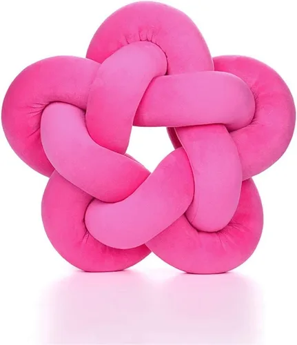 Vista 16 de chislim Bolas de almohada, almohada redonda con nudo hecho a mano, almohadas redondas de felpa decorativas para el hogar, para sofá, dormitorio