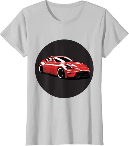 Vista 17 de 370z Car Retro Design Sport Camiseta, Blanco