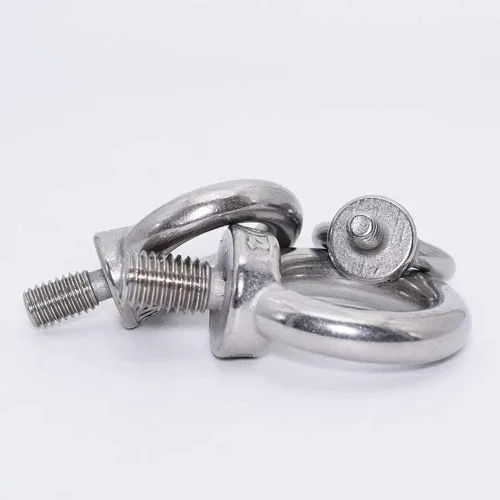 Vista 3 de Lependor Perno de ojo de elevación de maquinaria métrica M8, perno de anillo de elevación de rosca de acero inoxidable 304 - 8 piezas M8