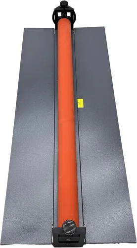 Vista 8 de TECHTONGDA Máquina laminadora fría de escritorio de 51 pulgadas, máquina de laminación en frío de película de vinilo manual con mesa plegable