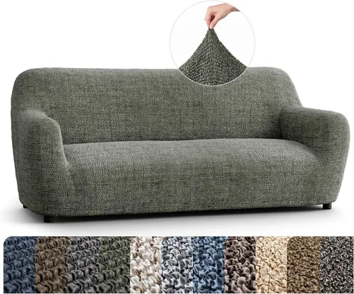 Vista 18 de PAULATO BY GA.I.CO. Funda para silla – Funda elástica para sillón – Funda de sillón para mascotas y niños – Fundas suaves para silla – Protector