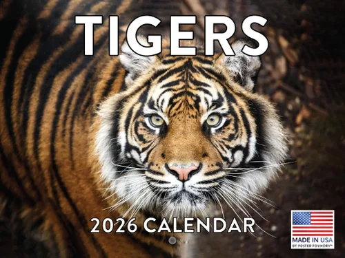 Vista 157 de Calendario mensual de pared de alpaca 2025 Fabricado en Estados Unidos