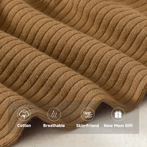 Vista 4 de SOBOWO Pantalones de bebé niño acanalado para niños y niñas, color sólido, pantalones casuales neutros pantalones pantalones pantalones ropa 3M-3T