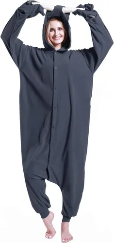 Vista 5 de dressfan Pijama de morsa, disfraz de morsa, disfraz de morsa, disfraz de cosplay