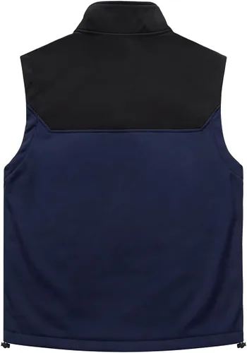 Vista 25 de Msmsse Chaleco ligero para hombre, con cuello alto, sin mangas, para senderismo, correr, golf