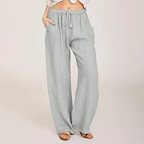 Vista 2 de Pantalones deportivos de entrenamiento suaves para correr, pantalones casuales de forro polar holgados con bolsillos
