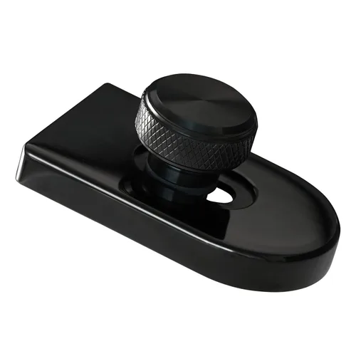 Vista 15 de Fenrir Kit de base de tornillo de asiento de liberación rápida personalizada de acero inoxidable 304 acabado negro para Harley Davidson 1997-ahora