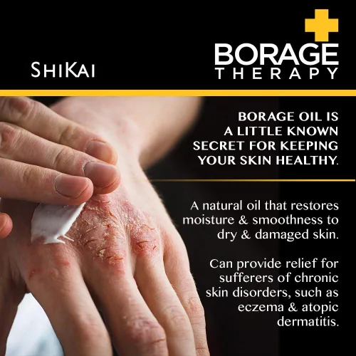 Vista 3 de ShiKai Borage Therapy Crema para pies (4.2 onzas) Loción hidratante sin fragancia Cuidado curativo para talones secos y agrietados Con aceite