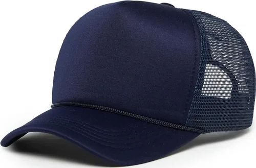 Vista 26 de Funky Junque Sombrero de camionero ligero Snapback de espuma de malla en Negro/Negro