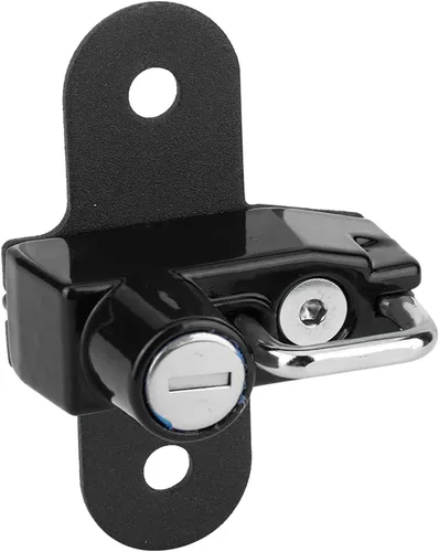 Vista 6 de Fydun Motocicleta Casco Lock Mount Hook Aleación de aluminio Kit de modificación de motocicleta para Suzuki V Strom 250 2017 (negro)