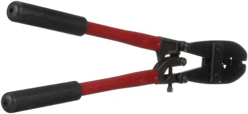 Vista 3 de Klein Tools Herramienta de crimpado grande 2006 con acción compuesta para terminales y terminales de 6-4/0 AWG, profundidad de crimpado ajustable