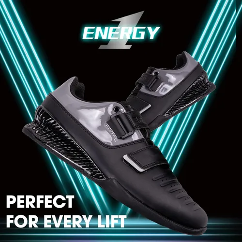 Vista 3 de Zapatos de levantamiento de pesas para hombre y mujer, zapatos de levantamiento de pesas para levantamiento de pesas, zapatos de levantamiento