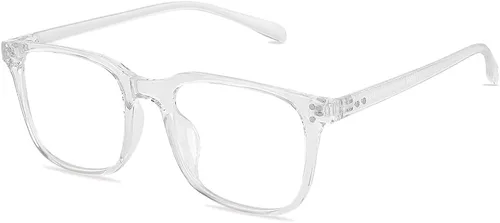 Vista 7 de Blue Light Glasses for Men Women - Clear Blue Light Blocking Computer Gaming Glasses Anti Glare Fashion Eyewear