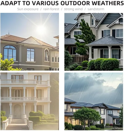 Vista 8 de Soporte de timbre de anillo con cargador solar, cubierta impermeable para timbre de puerta compatible con Ring & Blink Protector ajustable con panel