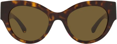 Vista 3 de Versace Woman Sunglasses Black Frame Dark Grey Lenses 52MM