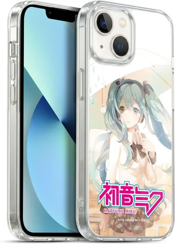 Vista 13 de Head Case Designs Licencia Oficial Hatsune Miku Gráficos Lindos Carcasa de Gel [Protección de Grado Militar] Compatible con Apple iPhone 7