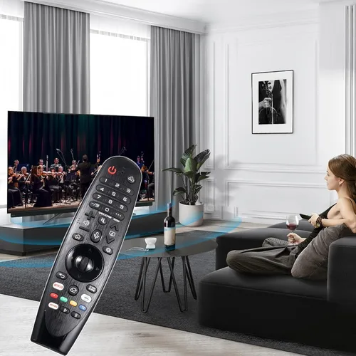 Vista 3 de Voice Magic - Control remoto para LG TV, control remoto universal para LG TV, Nanocell Webos, UHD, OLED, LED, LCD, HD, Smart TV, con puntero